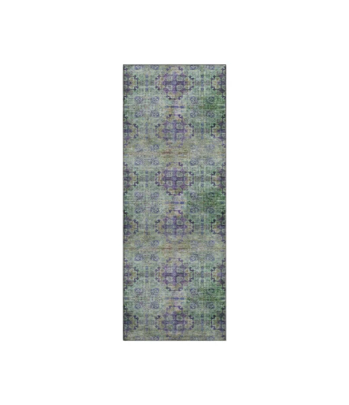Dalyn Luxury Washable Trevi TV16 Purple 2'3" x 7'6" Runner Rug