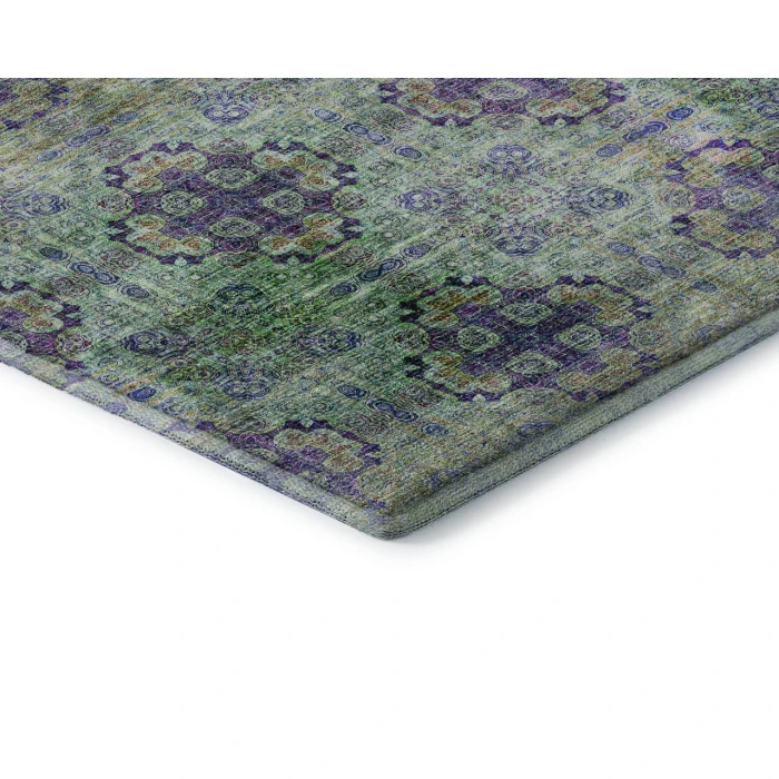 Dalyn Luxury Washable Trevi TV16 Purple 5' x 7'6" Rug