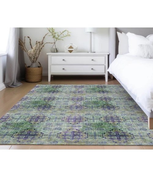 Dalyn Luxury Washable Trevi TV16 Purple 5' x 7'6" Rug