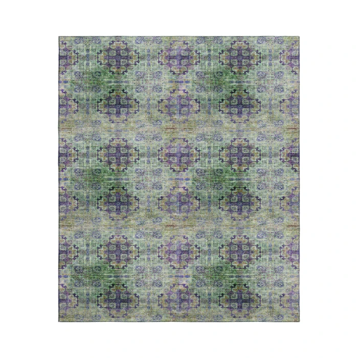 Dalyn Luxury Washable Trevi TV16 Purple 5' x 7'6" Rug