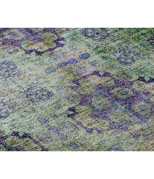 Dalyn Luxury Washable Trevi TV16 Purple 8' x 8' Round Rug