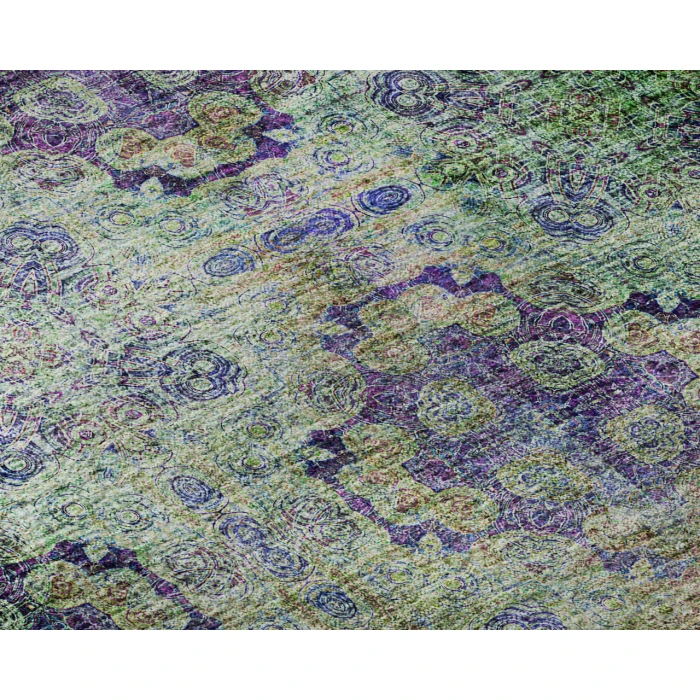 Dalyn Luxury Washable Trevi TV16 Purple 5' x 7'6" Rug