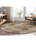 Dalyn Luxury Washable Trevi TV16 Taupe 8' x 8' Round Rug