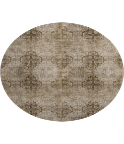 Dalyn Luxury Washable Trevi TV16 Taupe 8' x 8' Round Rug