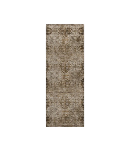 Dalyn Luxury Washable Trevi TV16 Taupe 2'3" x 7'6" Runner Rug
