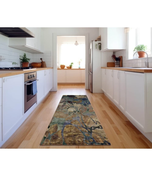 Dalyn Luxury Washable Trevi TV17 Beige 2'3" x 7'6" Runner Rug