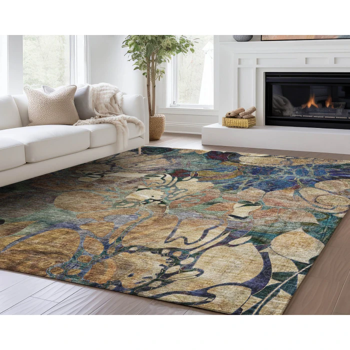 Dalyn Luxury Washable Trevi TV17 Beige 10' x 14' Rug