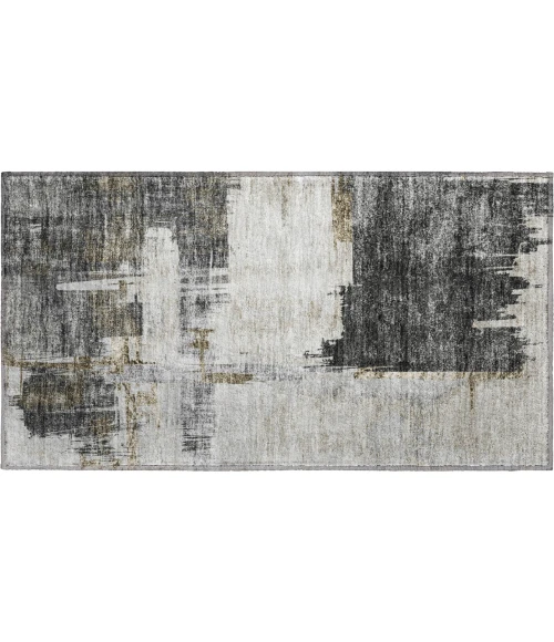 Dalyn Luxury Washable Trevi TV18 Gray 1'8" x 2'6" Rug