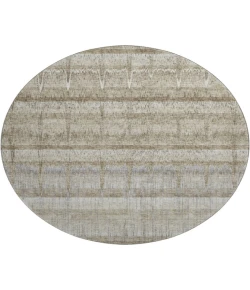 Dalyn Luxury Washable Trevi TV19 Taupe 8' x 8' Round Rug