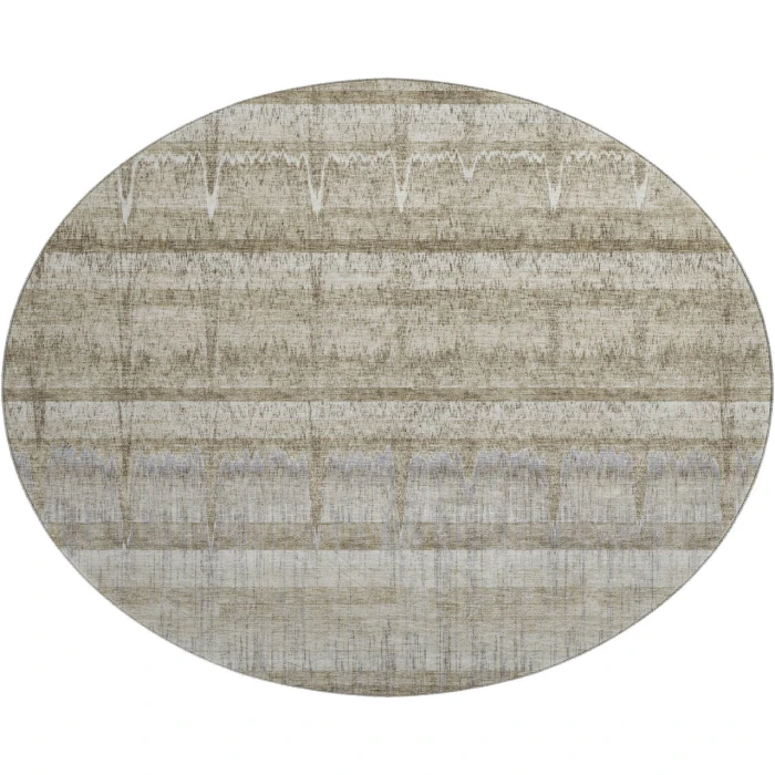 Dalyn Luxury Washable Trevi TV19 Taupe 8' x 8' Round Rug