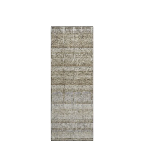 Dalyn Luxury Washable Trevi TV19 Taupe 2'3" x 7'6" Runner Rug