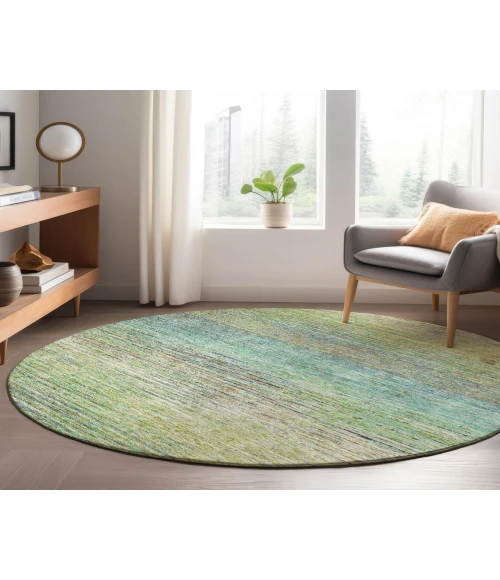 Dalyn Luxury Washable Trevi TV1 Aloe 8' x 8' Round Rug