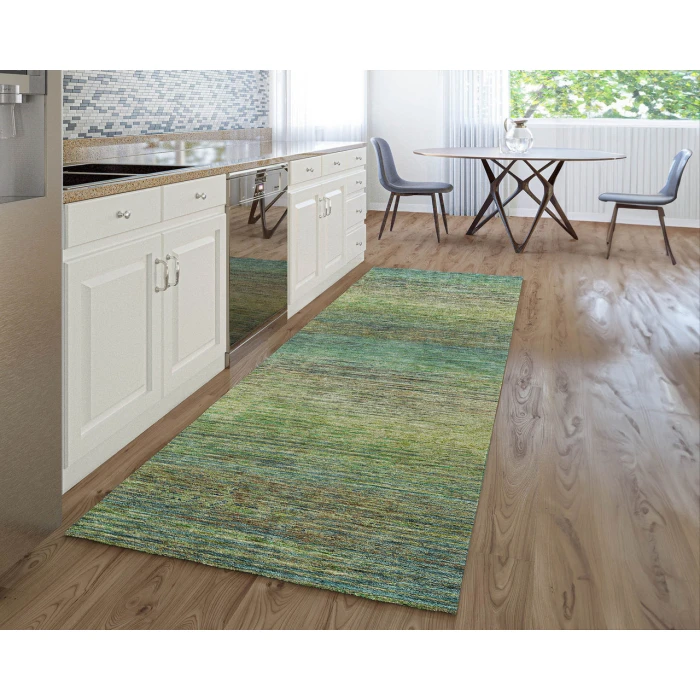 Dalyn Luxury Washable Trevi TV1 Aloe 2'3" x 7'6" Runner Rug