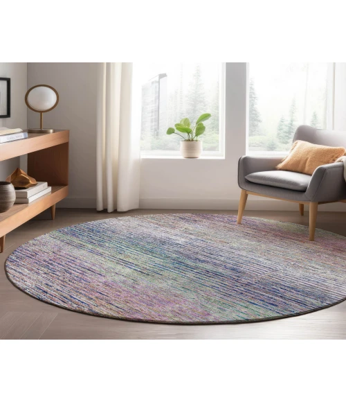 Dalyn Luxury Washable Trevi TV1 Blush 8' x 8' Round Rug