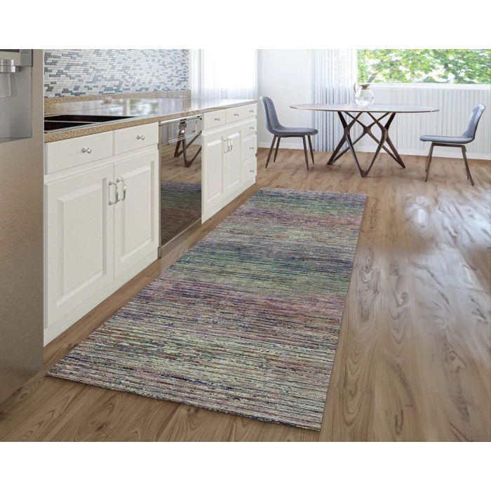 Dalyn Luxury Washable Trevi TV1 Blush 2'3" x 7'6" Runner Rug