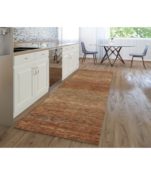 Dalyn Luxury Washable Trevi TV1 Copper 2'3" x 7'6" Runner Rug