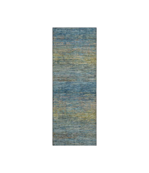 Dalyn Luxury Washable Trevi TV1 Denim 2'3" x 7'6" Runner Rug