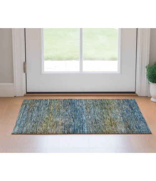 Dalyn Luxury Washable Trevi TV1 Denim 1'8" x 2'6" Rug
