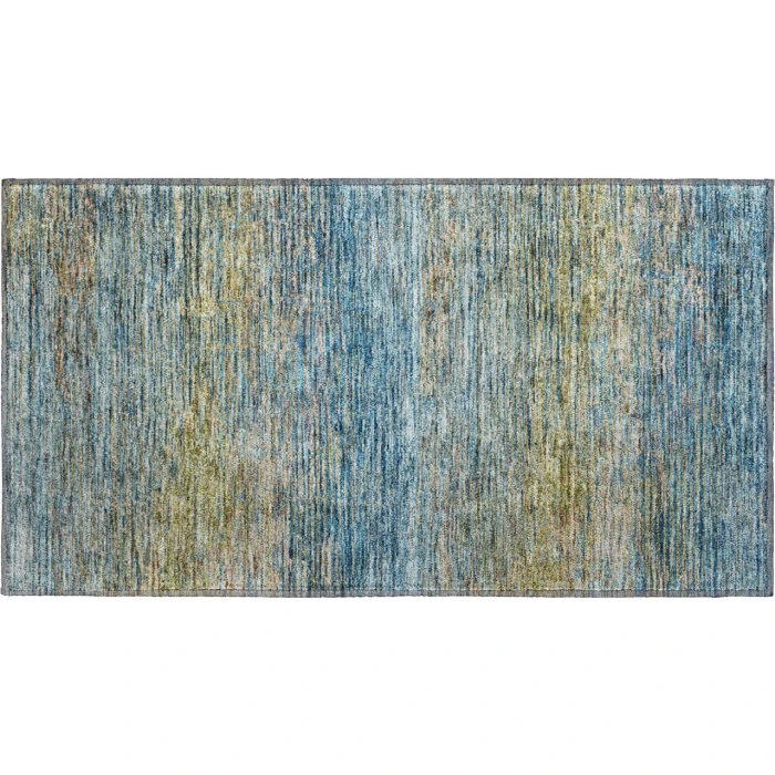 Dalyn Luxury Washable Trevi TV1 Denim 1'8" x 2'6" Rug