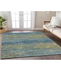 Dalyn Luxury Washable Trevi TV1 Denim 9' x 12' Rug