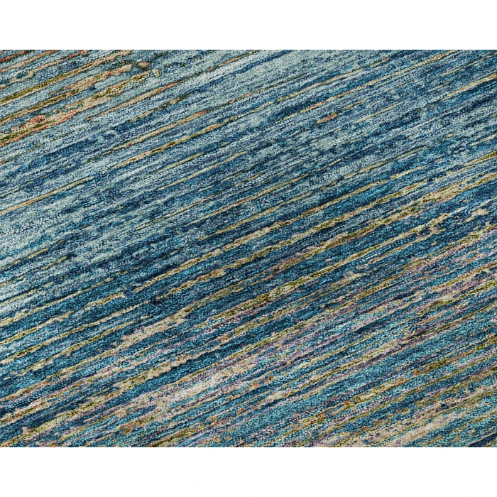 Dalyn Luxury Washable Trevi TV1 Denim 8' x 8' Round Rug