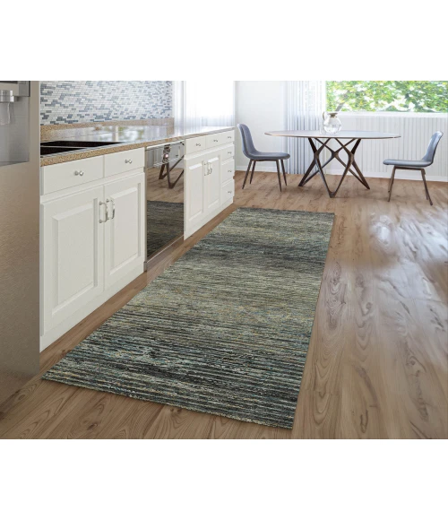 Dalyn Luxury Washable Trevi TV1 Granite 2'3" x 7'6" Runner Rug