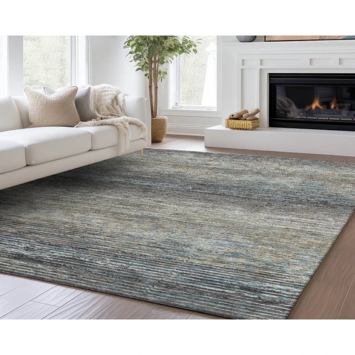 Dalyn Luxury Washable Trevi TV1 Granite 3' x 5' Rug