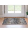 Dalyn Luxury Washable Trevi TV1 Pewter 1'8" x 2'6" Rug