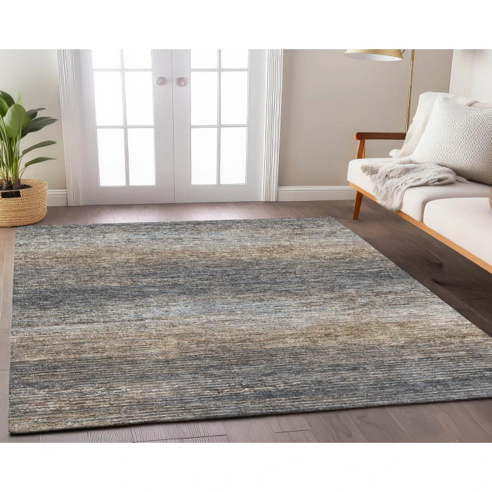 Dalyn Luxury Washable Trevi TV1 Pewter 3' x 5' Rug