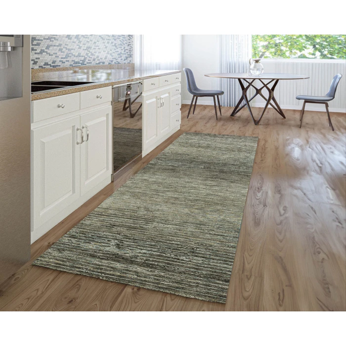 Dalyn Luxury Washable Trevi TV1 Taupe 2'3" x 7'6" Runner Rug