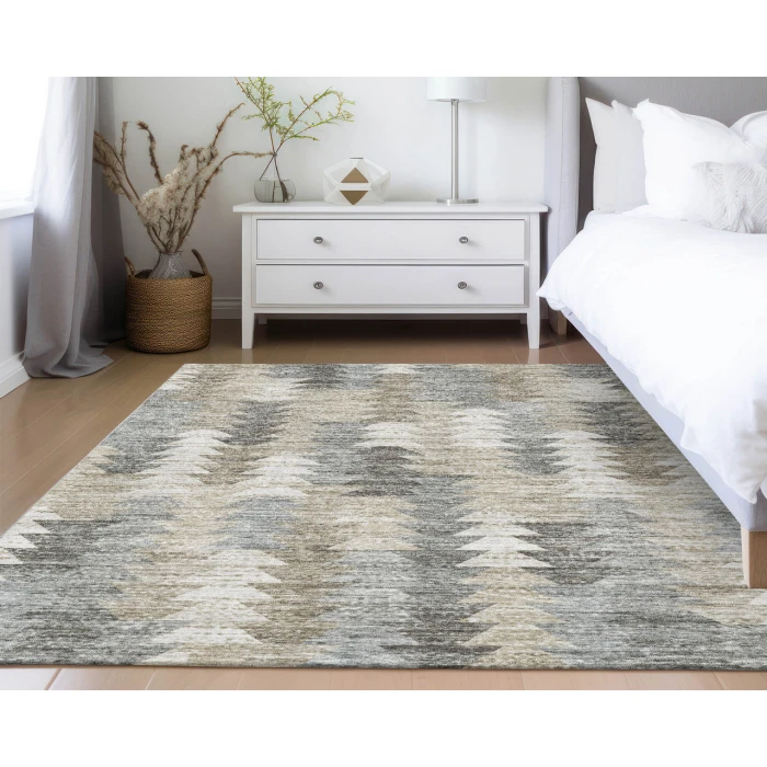 Dalyn Luxury Washable Trevi TV20 Taupe 3' x 5' Rug