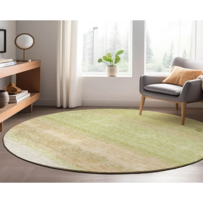 Dalyn Luxury Washable Trevi TV2 Aloe 8' x 8' Round Rug