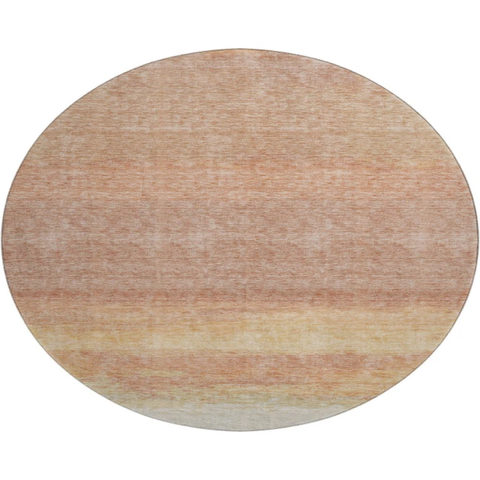 Dalyn Luxury Washable Trevi TV2 Salmon 8' x 8' Round Rug