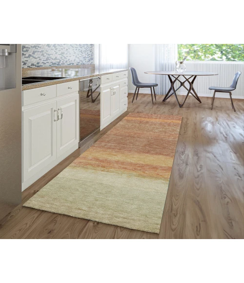 Dalyn Luxury Washable Trevi TV2 Salmon 2'3" x 7'6" Runner Rug