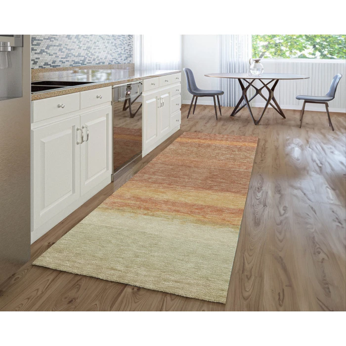 Dalyn Luxury Washable Trevi TV2 Salmon 2'3" x 7'6" Runner Rug