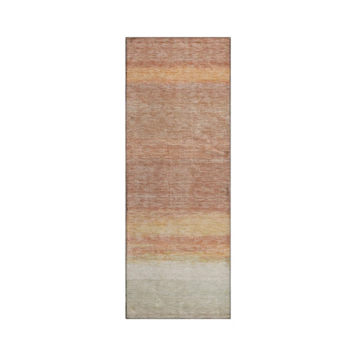 Dalyn Luxury Washable Trevi TV2 Salmon 2'3" x 7'6" Runner Rug