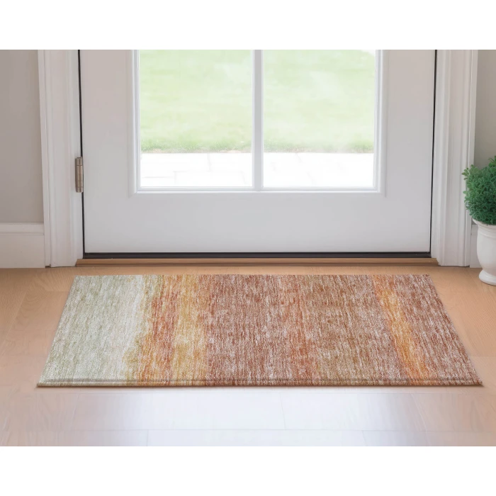 Dalyn Luxury Washable Trevi TV2 Salmon 1'8" x 2'6" Rug