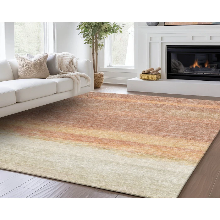 Dalyn Luxury Washable Trevi TV2 Salmon 9' x 12' Rug