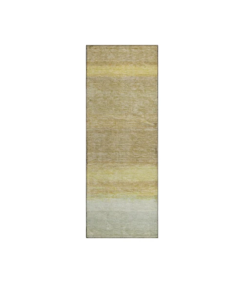 Dalyn Luxury Washable Trevi TV2 Tan 2'3" x 7'6" Runner Rug