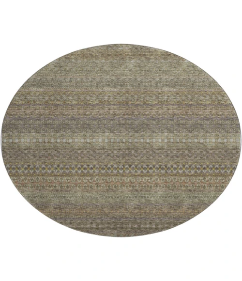 Dalyn Luxury Washable Trevi TV3 Khaki 8' x 8' Round Rug