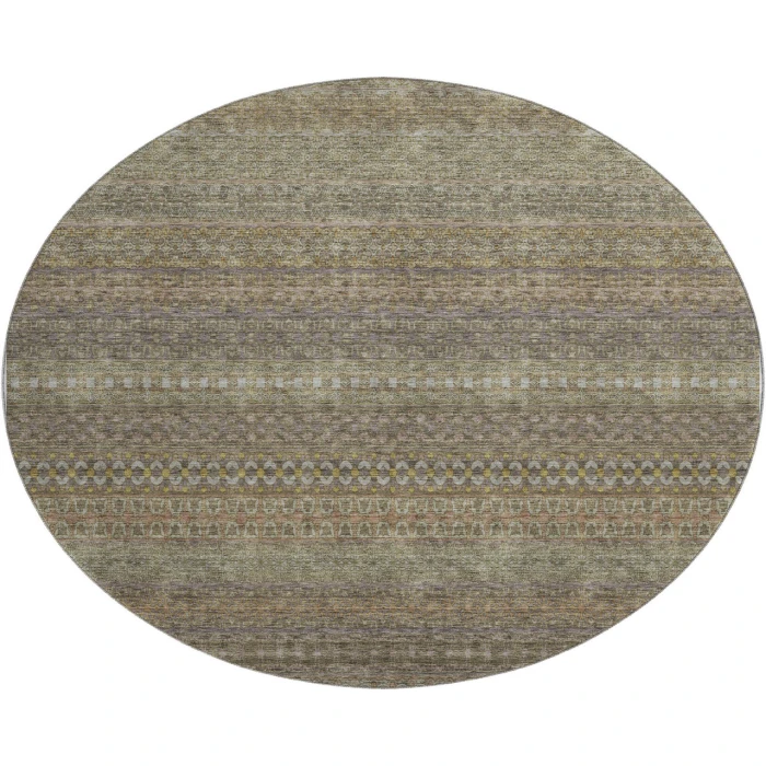 Dalyn Luxury Washable Trevi TV3 Khaki 8' x 8' Round Rug