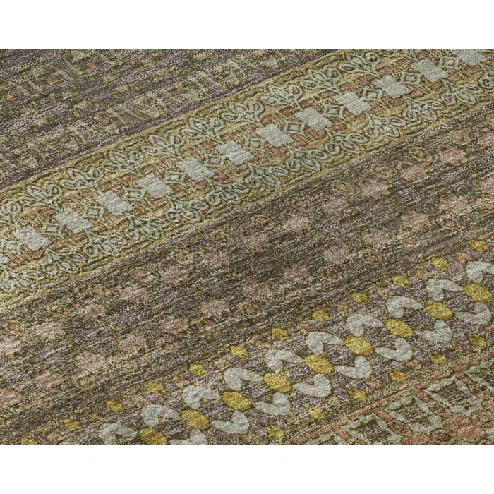 Dalyn Luxury Washable Trevi TV3 Khaki 8' x 8' Round Rug
