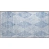 Dalyn Luxury Washable Trevi TV4 Blue 1'8" x 2'6" Rug