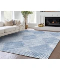Dalyn Luxury Washable Trevi TV4 Blue 3' x 5' Rug
