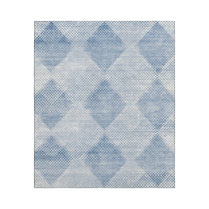 Dalyn Luxury Washable Trevi TV4 Blue 5' x 7'6" Rug