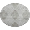 Dalyn Luxury Washable Trevi TV4 Gray 8' x 8' Round Rug