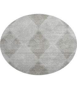 Dalyn Luxury Washable Trevi TV4 Gray 8' x 8' Round Rug