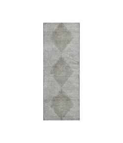 Dalyn Luxury Washable Trevi TV4 Gray 2'3" x 7'6" Runner Rug