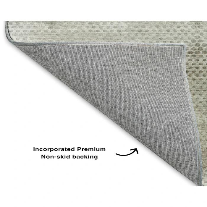 Dalyn Luxury Washable Trevi TV4 Gray 1'8" x 2'6" Rug