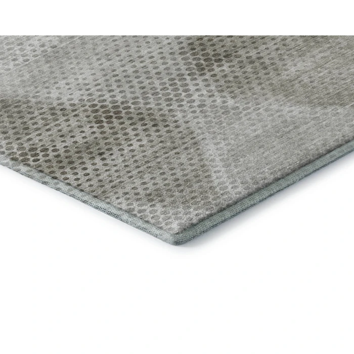Dalyn Luxury Washable Trevi TV4 Gray 1'8" x 2'6" Rug